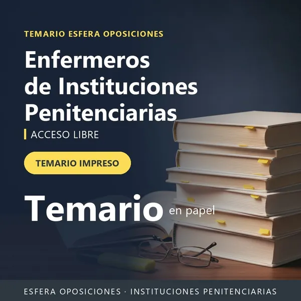 Portada del Temario Completo Enfermeros de IIPP)