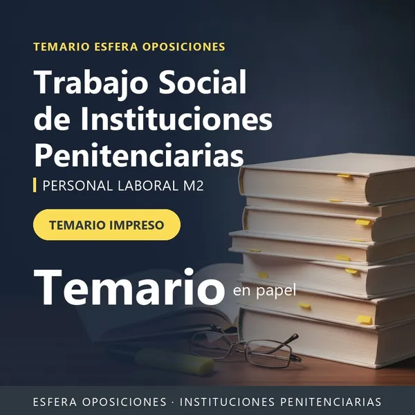 Portada del Temario Completo Trabajo Social de IIPP (M2))