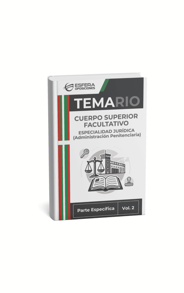 Temario Parte Específica Cuerpo Superior Facultativo Especialidad jurídica de la Administración Penitenciaria (Pais Vasco)