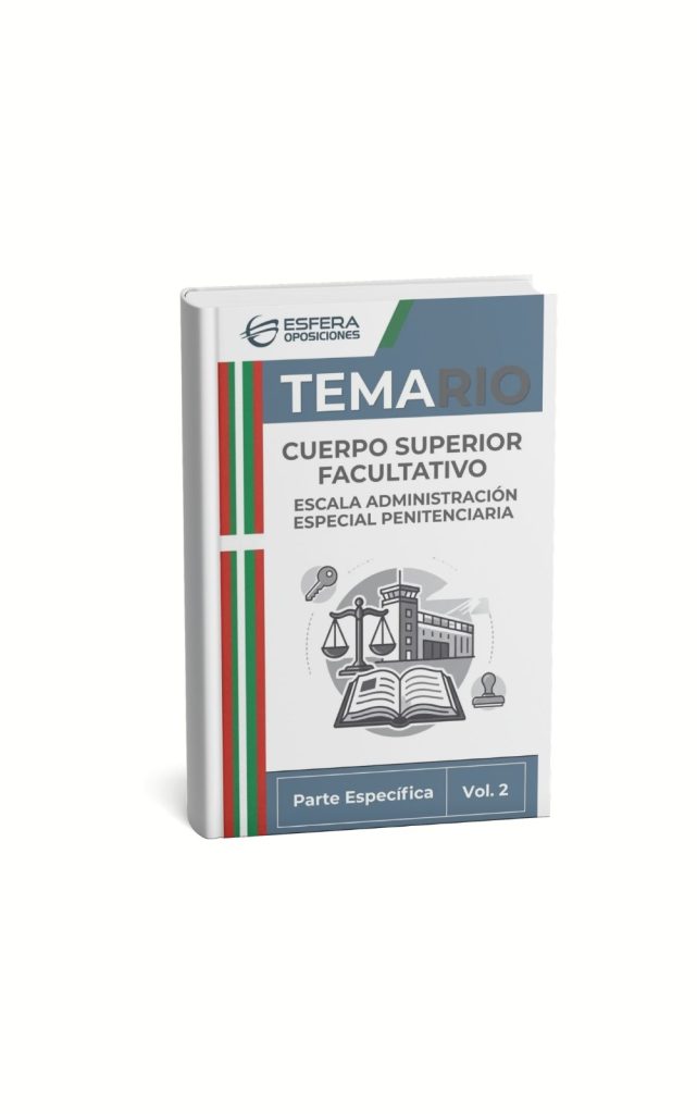 Temario Parte Específica Cuerpo Superior Facultativo Escala Administración Especial Penitenciaria (Pais Vasco)