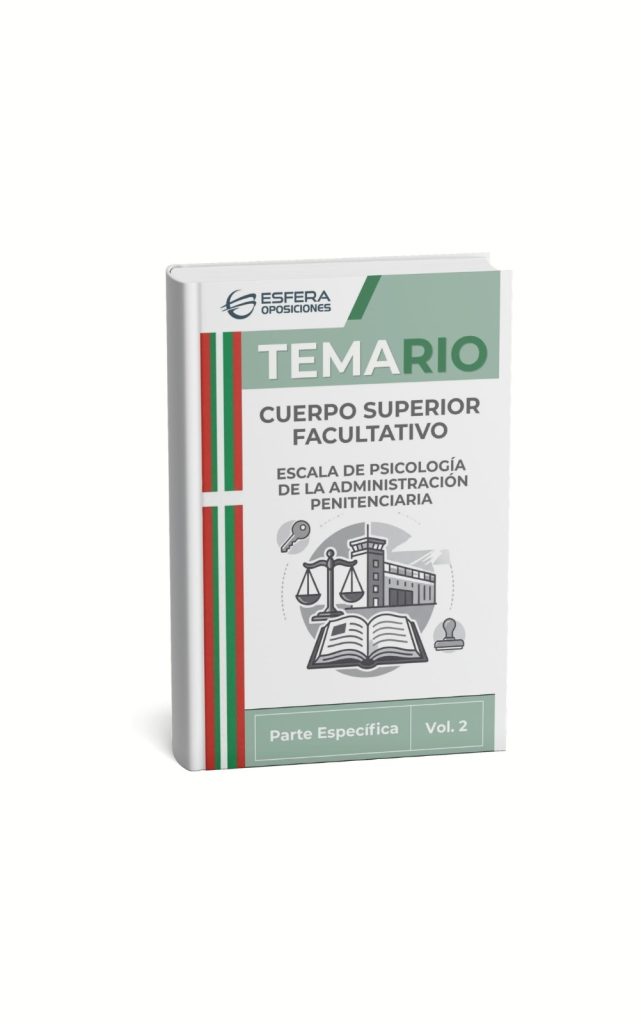 Temario Parte Específica Cuerpo Superior Facultativo Escala Psicología de la Administración Penitenciaria (Pais Vasco)