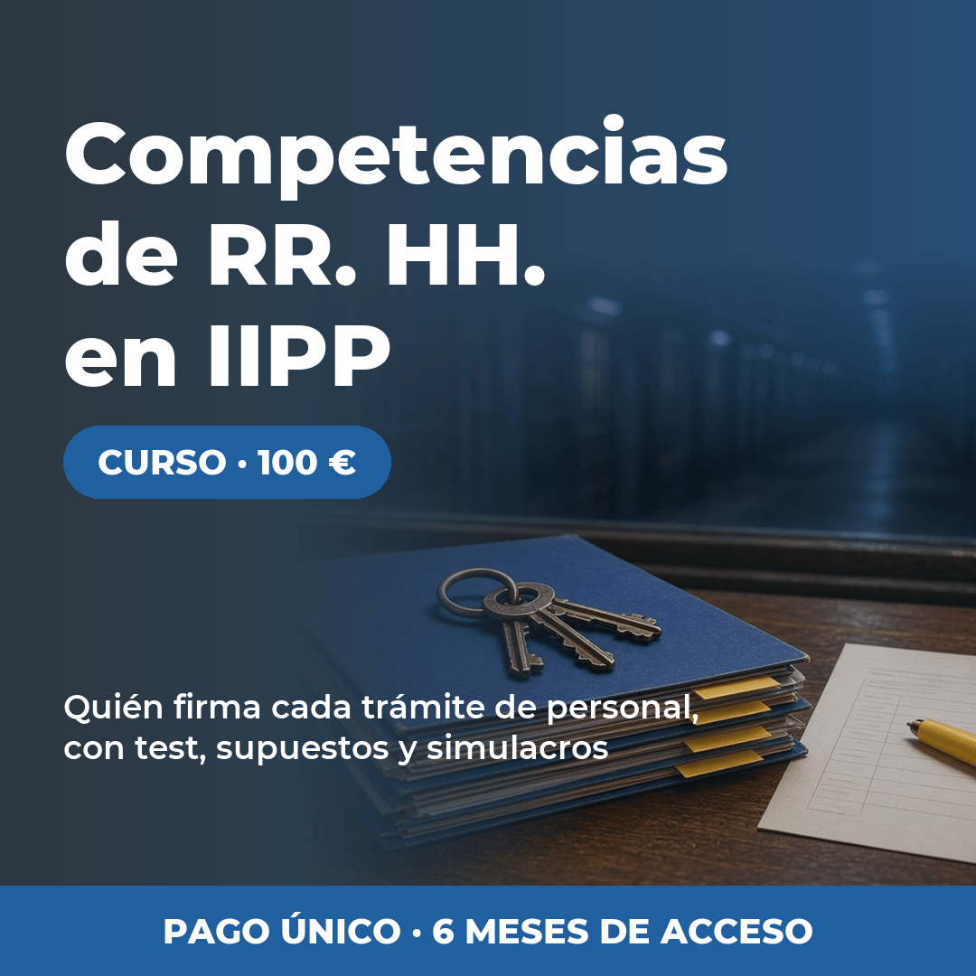 Curso Competencias de RR. HH. en Instituciones Penitenciarias