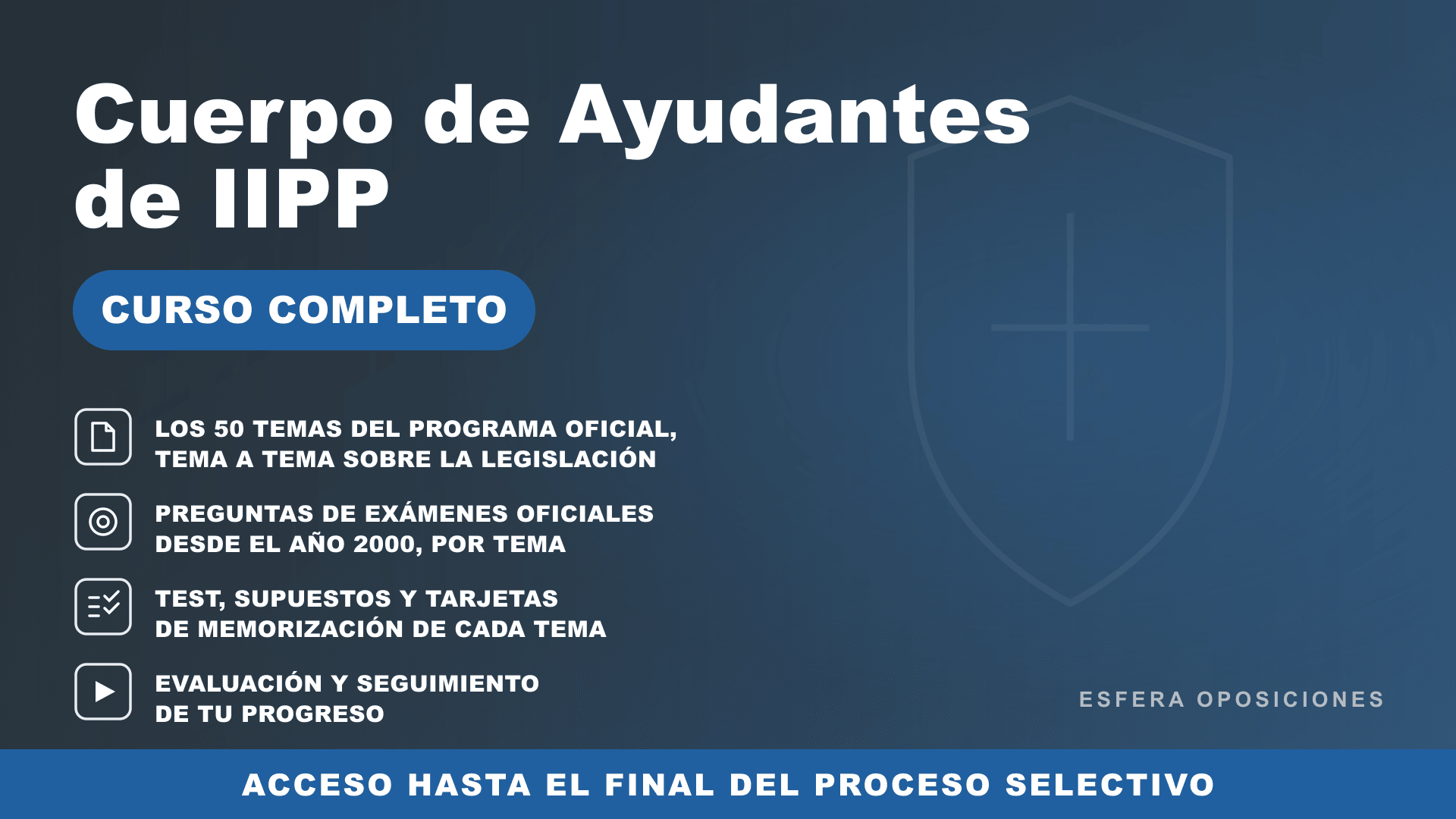 Curso Cuerpo de Ayudantes de IIPP según Legislación