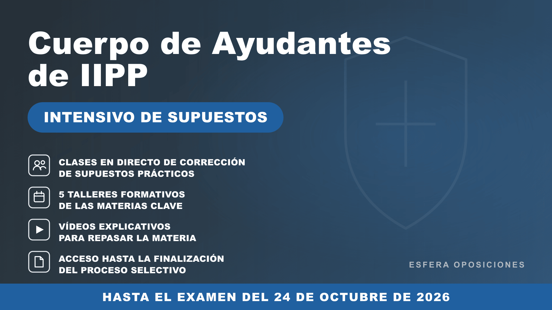 Curso Intensivo de Supuestos del Cuerpo de Ayudantes de IIPP