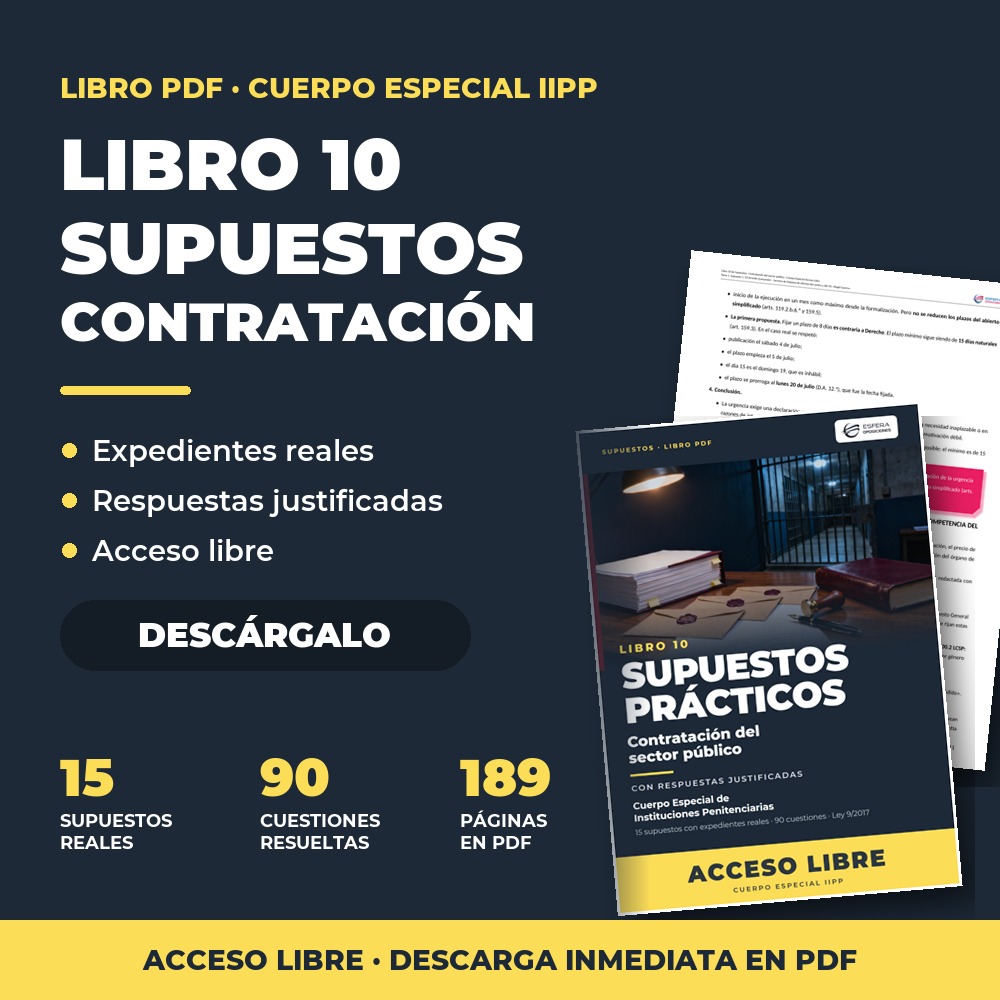 Portada de Libro 10 de Supuestos C. Especial Acceso Libre en PDF